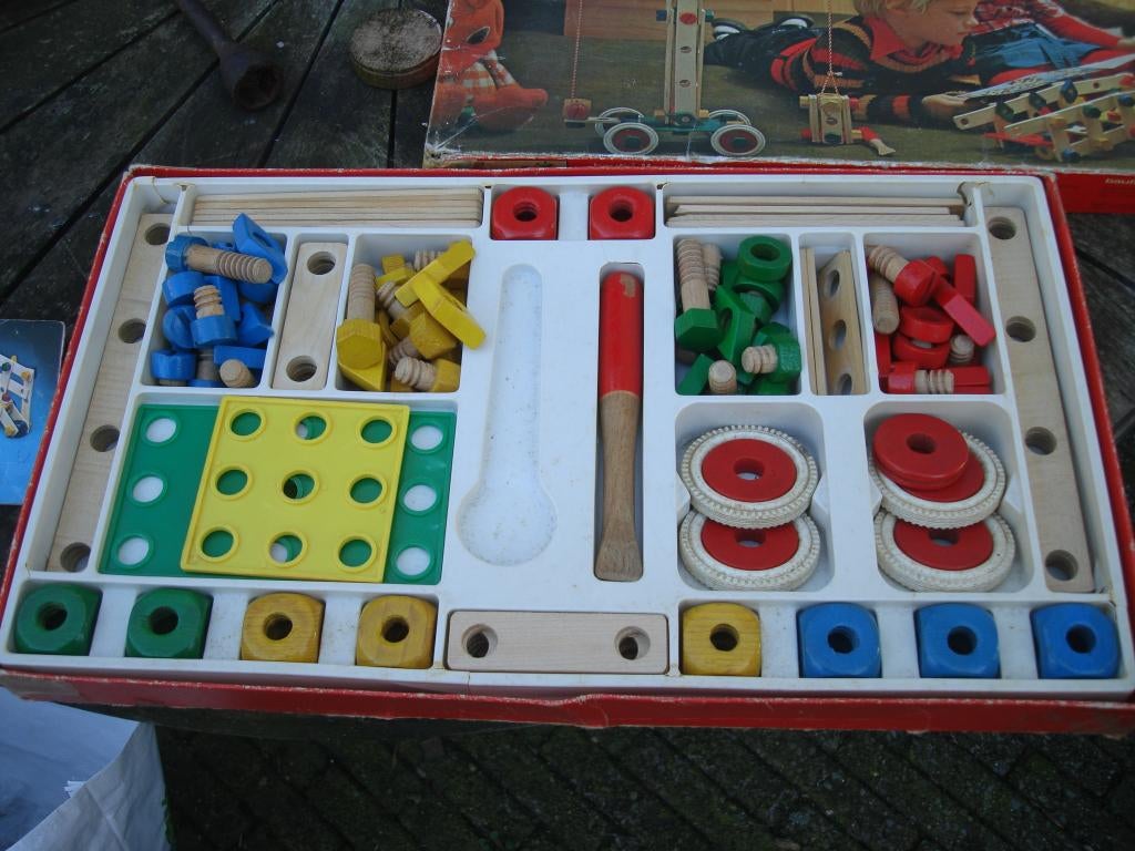 Vintage speelgoed Baufix, Ophalen of Verzenden