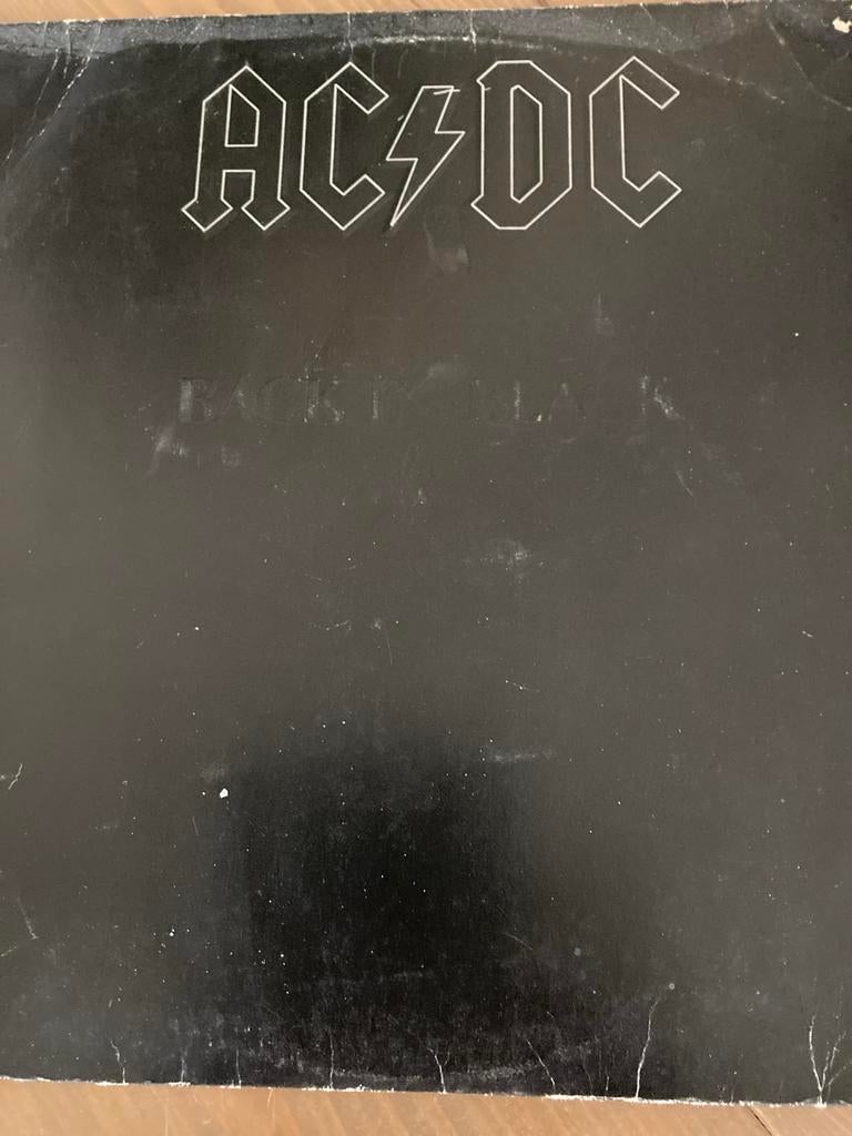 AC/DC - Back in Black vinyl, Ophalen of Verzenden, Gebruikt, 12 inch, Alternative