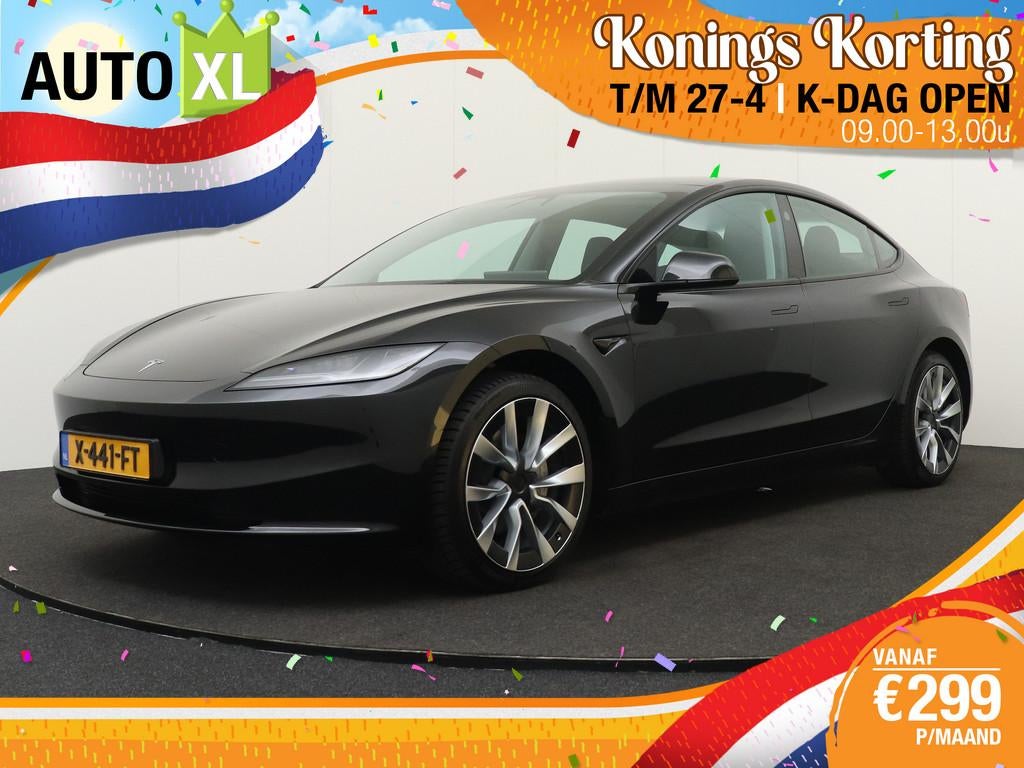 Tesla Model 3 RWD Full Self-Driving NW-Model Autopilot 18'LM, Auto's, Tesla, 513 km, Achterwielaandrijving, Gebruikt, Zwart