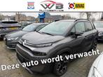 Citroen C3 Aircross 1.2 PureTech Shine Automaat I Cruise I l, Auto's, Gebruikt, Zwart, 1199 cc, Leder en Stof