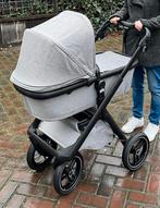 Dubatti One 2-in-1 kinderwagen Grijs/okergeel+meerijdplankje, Gebruikt, Verstelbare duwstang, Ophalen, Kinderwagen
