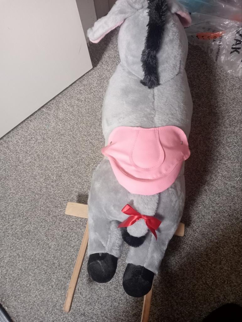 Nieuw Hoebelpaard Ezel - Nooit gebruikt, Ophalen of Verzenden, Nieuw