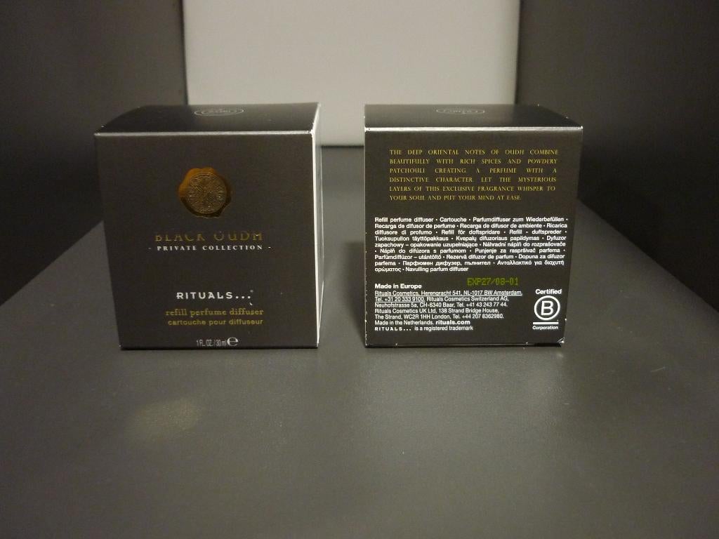 2x Nieuw Rituals Black Oudh Cartridge Genie Diffuser, Ophalen of Verzenden, Nieuw