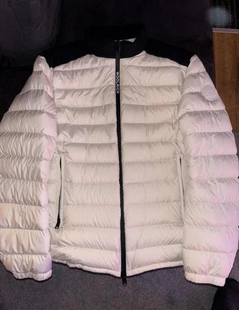 Woolrich tussenjas, Kleding | Heren, Jassen | Zomer, Zo goed als nieuw, Blauw, Ophalen of Verzenden