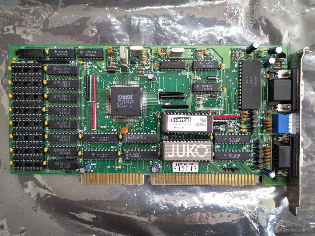 ISA VGA Kaart ZyVGA-16, Ophalen of Verzenden