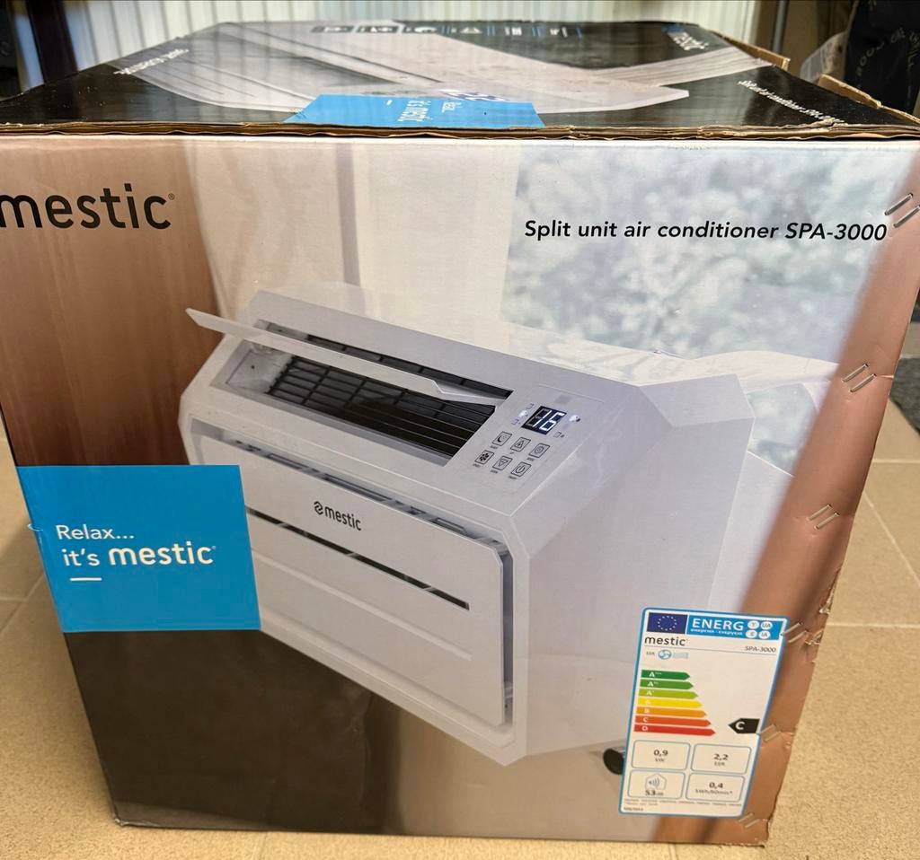 Mestic Split unit airconditioner SPA-3000, Ophalen, Zo goed als nieuw