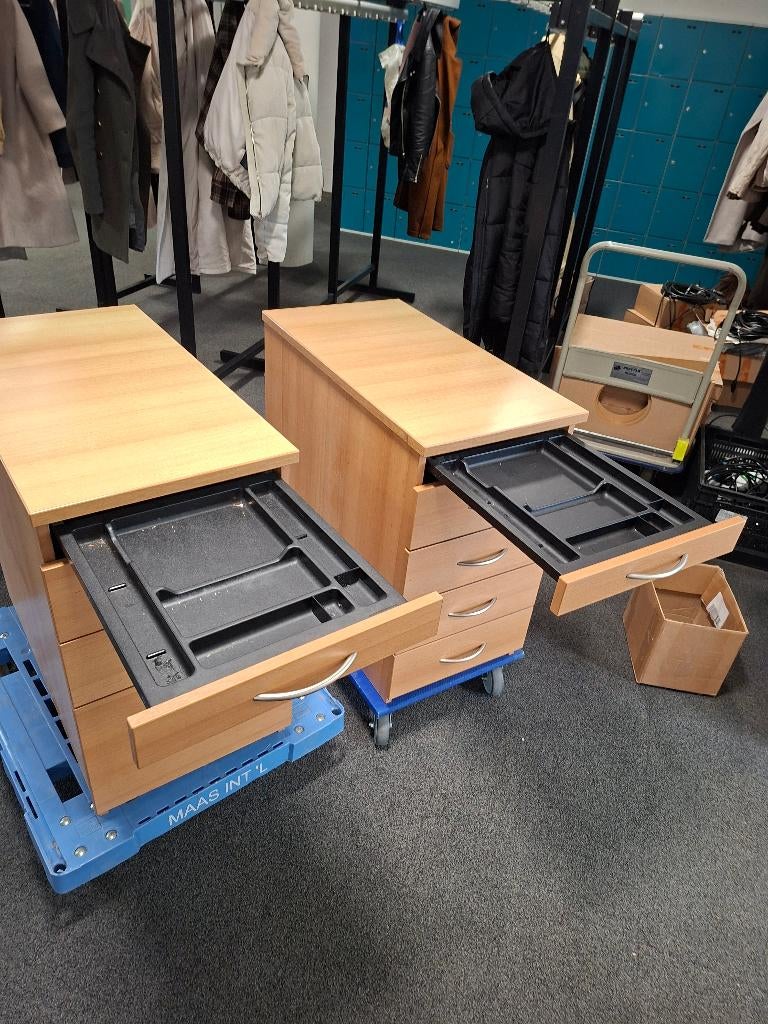 Ladeblok bureau, Ophalen, Gebruikt, 43 cm, Spaanplaat of MDF