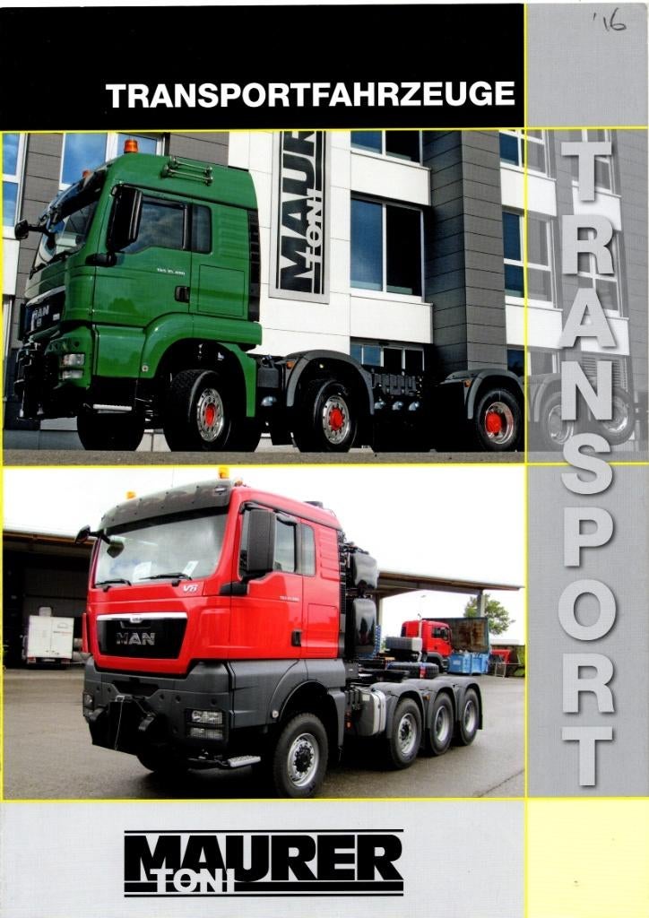 Toni Maurer vrachtwagen folders, Boeken, Verzenden, Zo goed als nieuw, Overige merken
