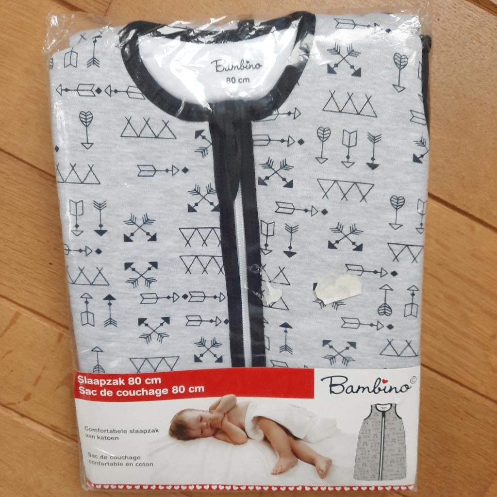 Bambino slaapzak 80 cm - nieuw -, Ophalen of Verzenden, Nieuw, 70 tot 85 cm, Slaapzak