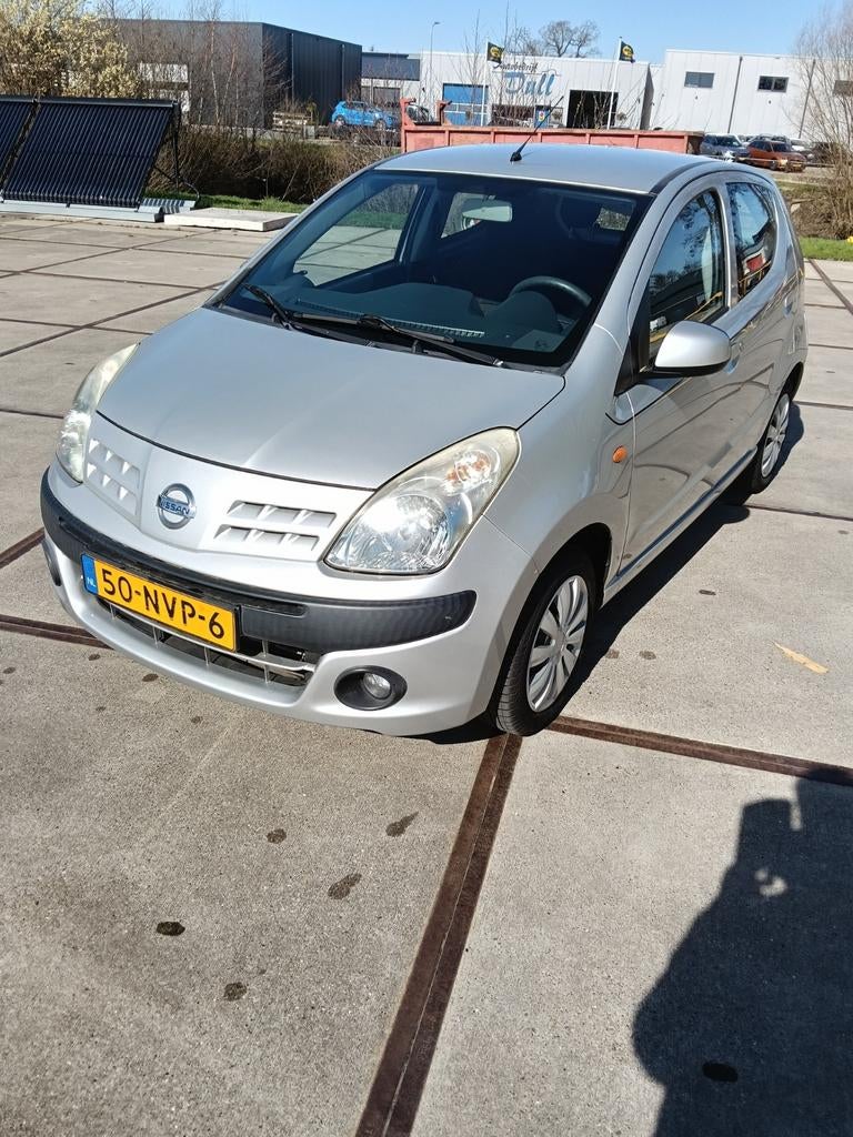 Nissan Pixo 1.0 50KW 5D 2011 Grijs, Euro 5, Stof, 200 kg, 4 stoelen