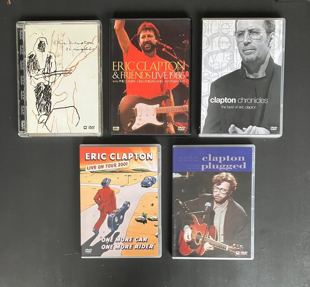 5 x Eric Clapton, Alle leeftijden, Ophalen of Verzenden, Zo goed als nieuw, Muziek en Concerten
