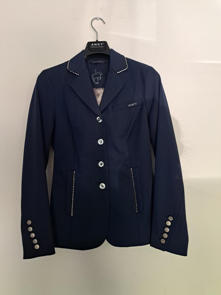 Anky wedstrijdjasje maat 36 blauw - Zo goed als nieuw, Dieren en Toebehoren, Dressuur, Ophalen of Verzenden, Zo goed als nieuw