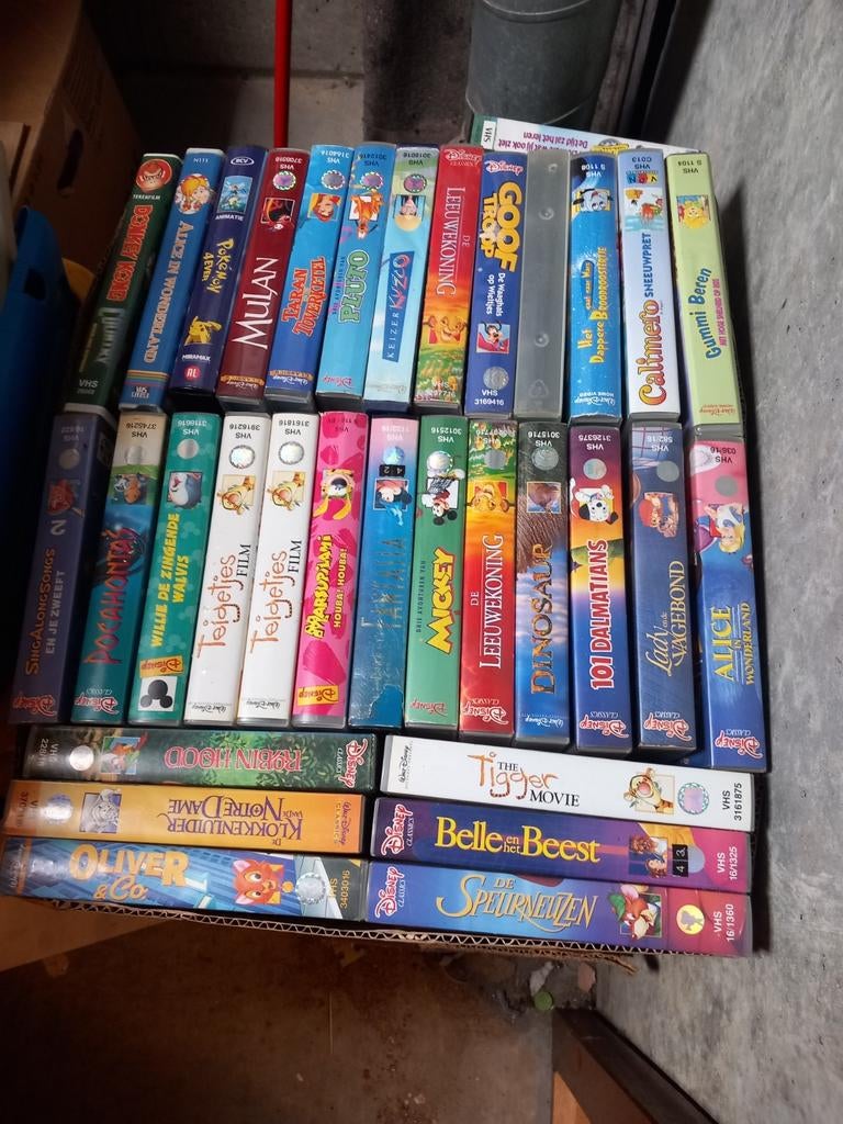 Vhs banden kinderfilms, Alle leeftijden, Ophalen of Verzenden, Gebruikt, Overige typen