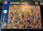 Jumbo Jan van Haasteren 1000 stukjes Dancing Contest, Ophalen of Verzenden, 500 t/m 1500 stukjes, Zo goed als nieuw, Legpuzzel