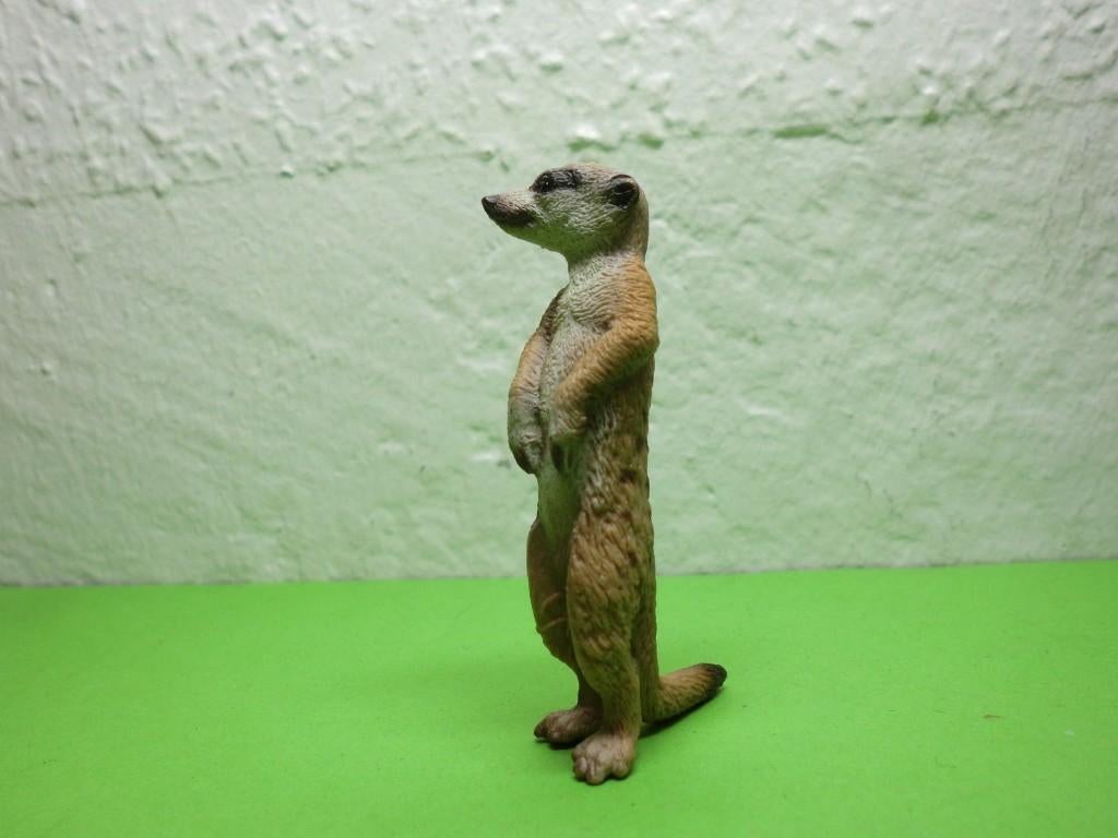 Schleich 14368 stokstaartje, dierfiguur, Ophalen of Verzenden, Gebruikt, Overige soorten, Beeldje of Figuurtje