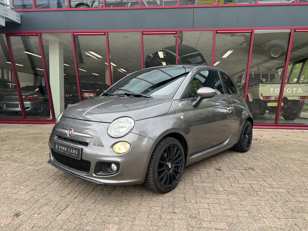 Fiat 500C 0.9 TwinAir Turbo Cult | Airco | Leder | Navi | Pa, Auto's, Gebruikt, Cabriolet, Leder, Bedrijf