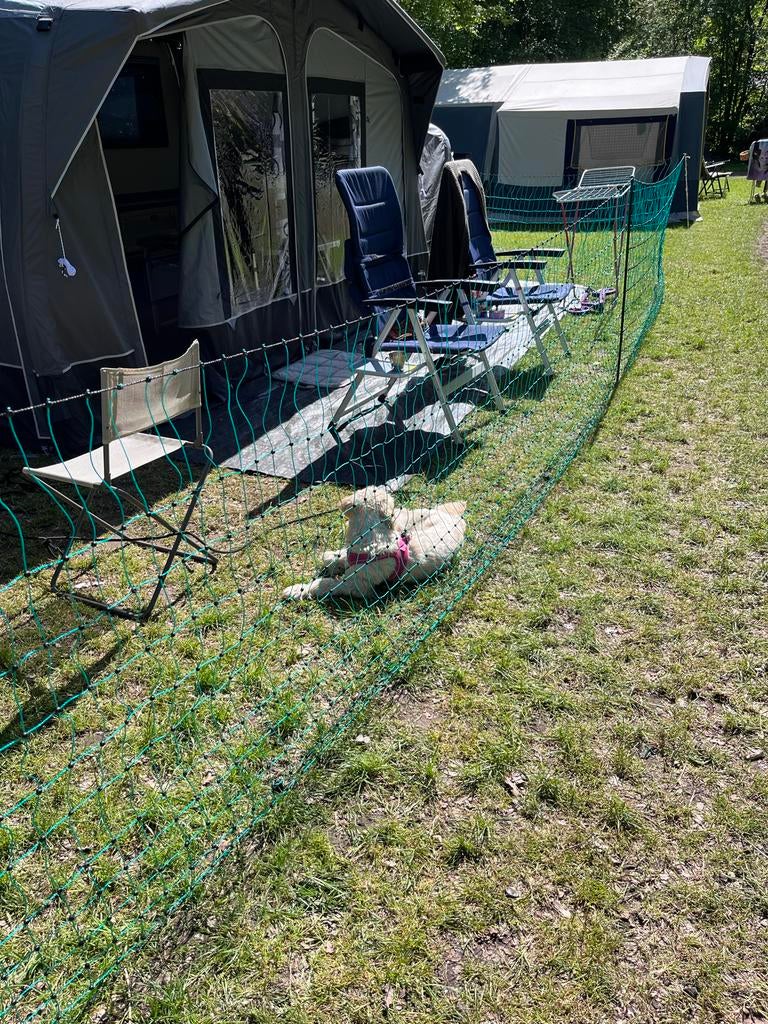 Schapennet/ pluimveenet, 50m lang en 112cm hoog, Tuin en Terras, Tuinhekken en Hekwerk, Ophalen, Nieuw, Overige materialen, Gaashekwerk