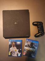 Playstation 4 Slim, Spelcomputers en Games, Ophalen, Met 1 controller, Slim, Gebruikt