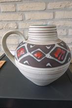 prachtige West Germany vazen met kleuraccent, Gebruikt, Overige kleuren, Aardewerk of Porselein, Ophalen of Verzenden