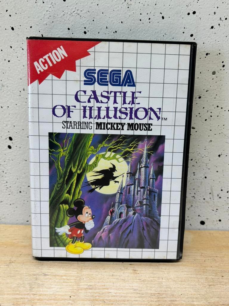 Vintage Sega game 1990 Mickey Mouse castle of illusion, Spelcomputers en Games, Games | Sega, Avontuur en Actie, 1 speler, Ophalen of Verzenden