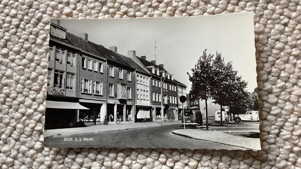 Ansichtkaart Beek L. Markt. 914, Ophalen of Verzenden, 1940 tot 1960, Ongelopen, Limburg