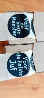 etiket voor juffen of meesters cadeau, Ophalen of Verzenden, Nieuw, Meerdere stickers