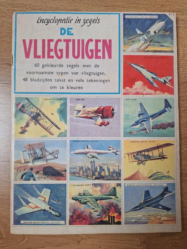 Encyclopedie in zegels; De Vliegtuigen., Ophalen of Verzenden, Zo goed als nieuw, Boek of Tijdschrift
