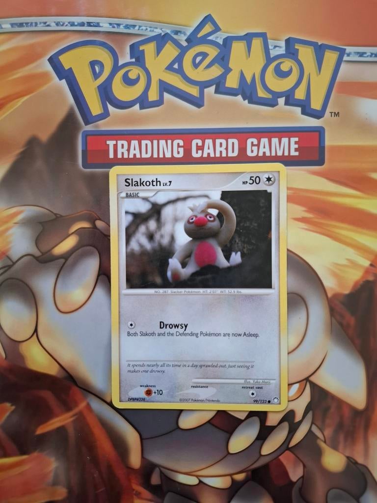 Slakoth 99/123 Diamond&Pearl Mysterious Treasures pokemon, Ophalen of Verzenden, Gebruikt, Losse kaart