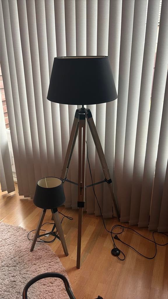 Tafellamp & vloerlamp kwantum prijs voor beide, Ophalen, Gebruikt, 150 tot 200 cm