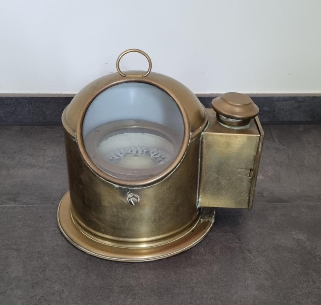 Antiek E.S. Ritchie & Sons USA Scheepskompas, Ophalen of Verzenden, Gebruikt