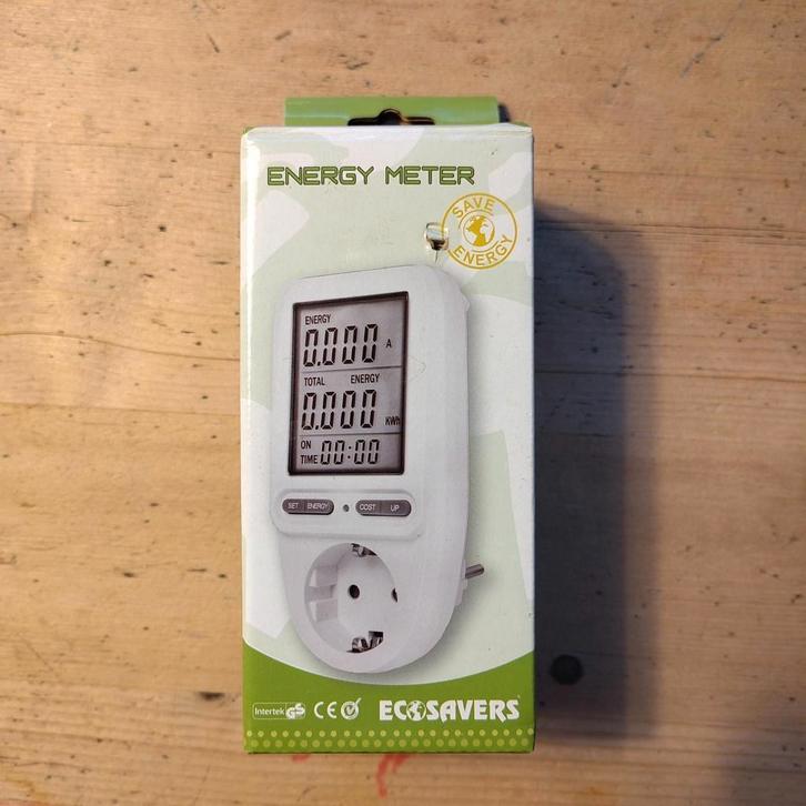 Stroommeter, Doe-het-zelf en Verbouw, Elektra en Kabels, Zo goed als nieuw, Stopcontact, Ophalen of Verzenden