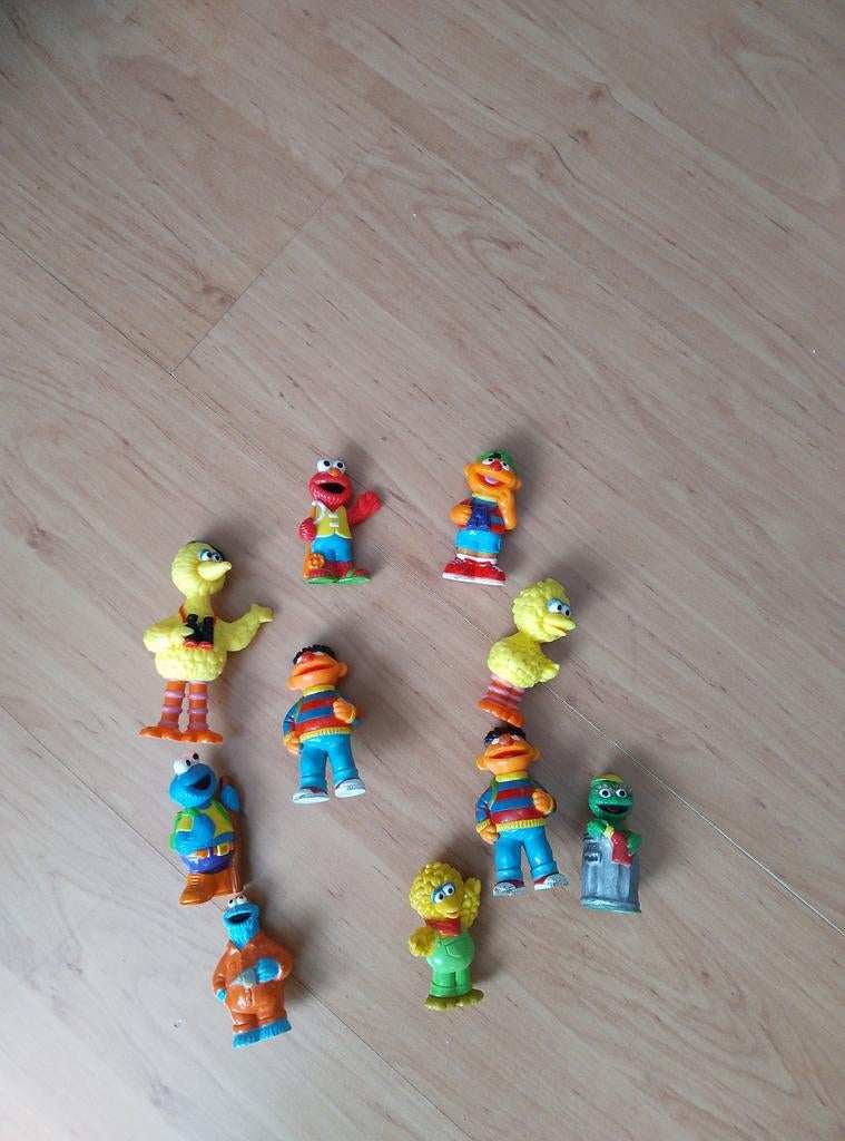 Sesamstraat poppetjes, Verzamelen, Poppetjes en Figuurtjes, Ophalen of Verzenden