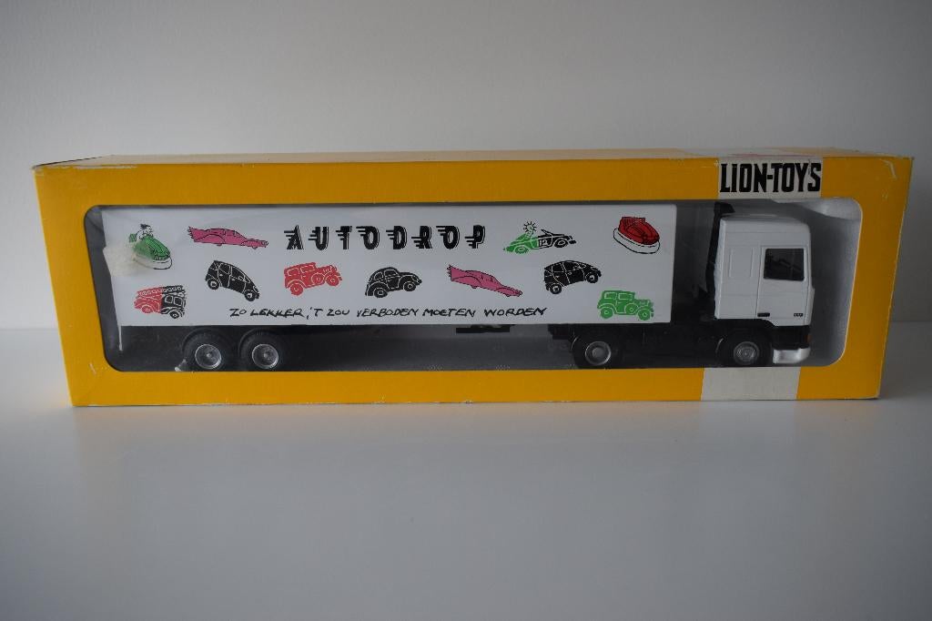TE KOP LION TOYS DAF 95, Ophalen of Verzenden, Zo goed als nieuw, Bus of Vrachtwagen, Lion Toys