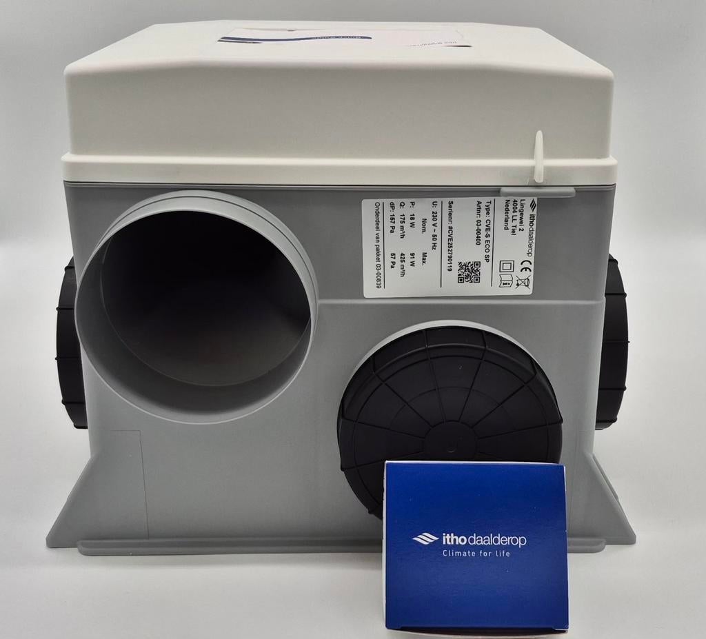Itho Daalderop ventilatie, CVE-S eco sp+ RFT-n auto, Nieuw, Ophalen of Verzenden, Nieuw, Afzuiger