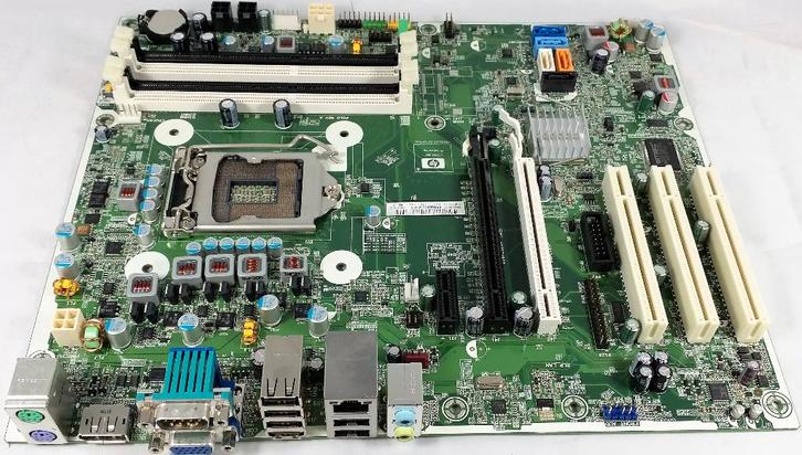 HP Compaq 8100 Elite Desktop SFF Motherboard Socket, Computers en Software, Moederborden, Gebruikt, DDR3, Ophalen of Verzenden