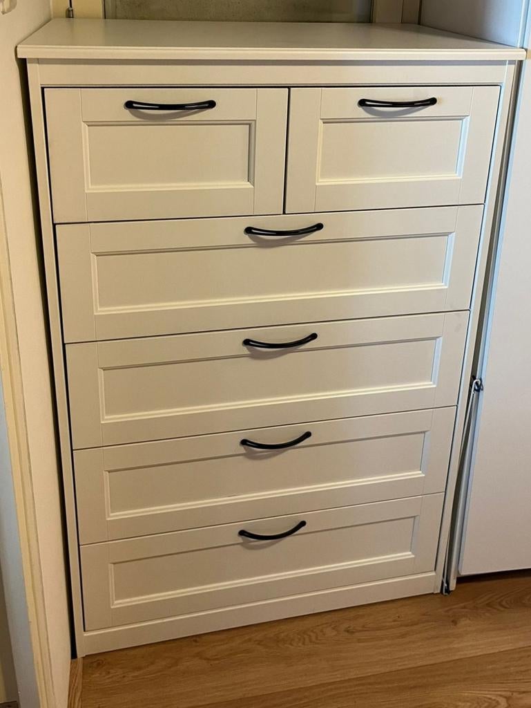 IKEA Songesand ladekast met 6 lades, Huis en Inrichting, Kasten | Ladekasten, Ophalen, Gebruikt, 5 laden of meer, 50 tot 100 cm