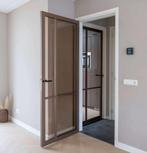 Brons binnendeuren met glas van hout afgelakt kant-en-klaar, Niet ingevuld, 80 tot 100 cm, Binnendeur, Niet ingevuld