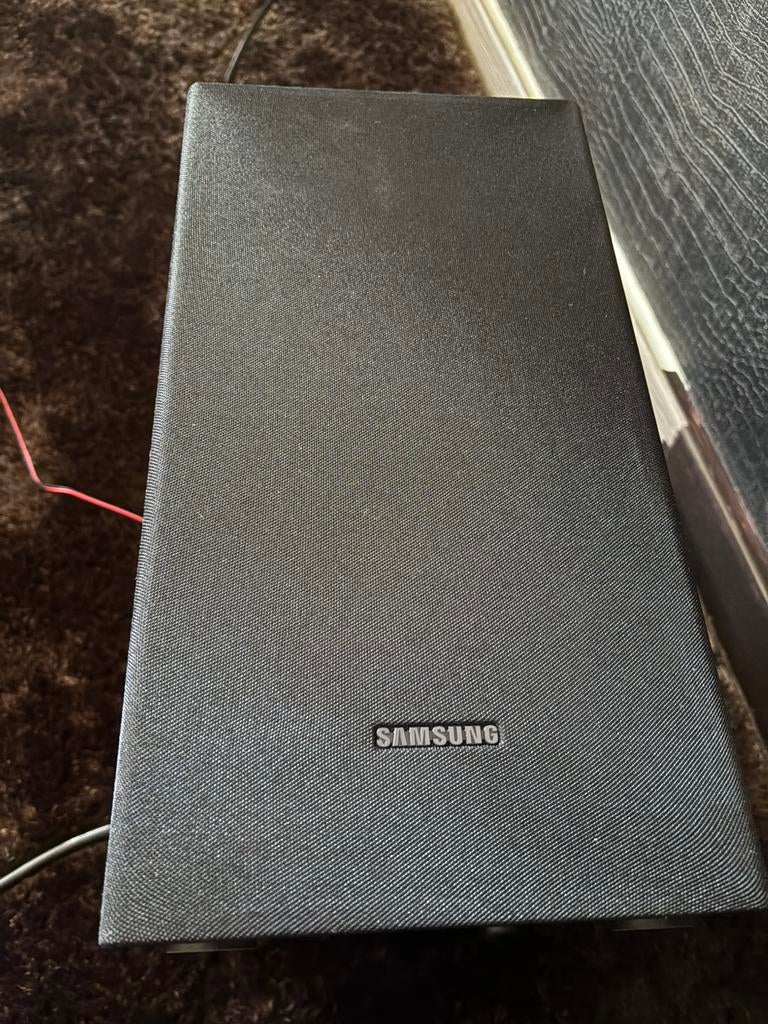 Samsung Soundbar + Subwoofer HW-T420 – Zo goed als nieuw!, Ophalen of Verzenden, Zo goed als nieuw, Zwart