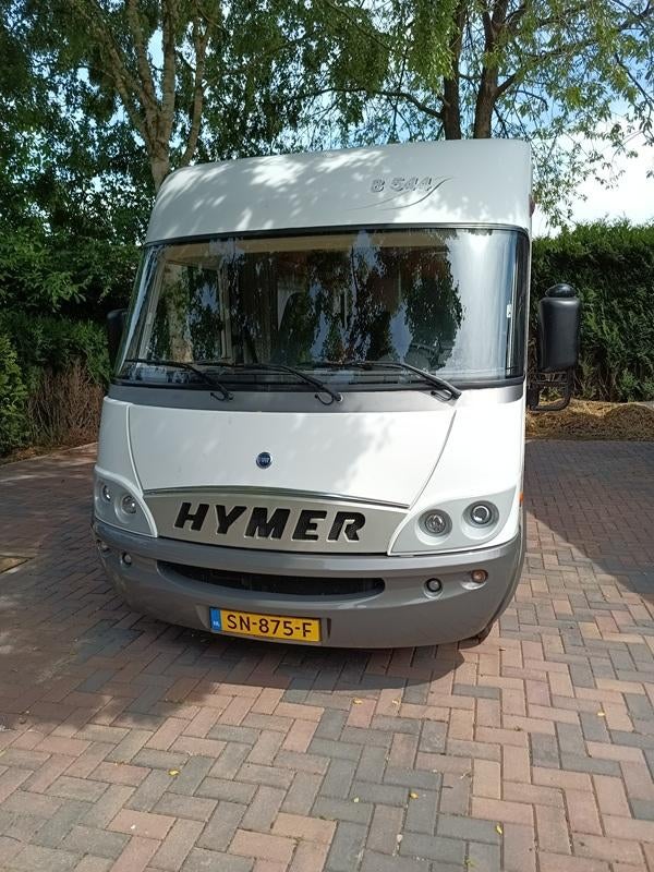 Camper Hymer B544, Caravans en Kamperen, Integraal, Chemisch toilet, Standaard zit, Ringverwarming