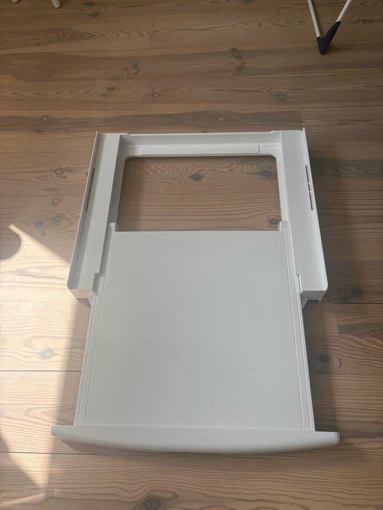 Tussenstuk wasmachine/droger met uitschuifbaar plateau, Witgoed en Apparatuur, Onderdelen en Toebehoren, Ophalen of Verzenden