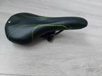 Fietszadel bontrager zwart groen 140mm, Zo goed als nieuw, Bontrager, Zadel, Mountainbike