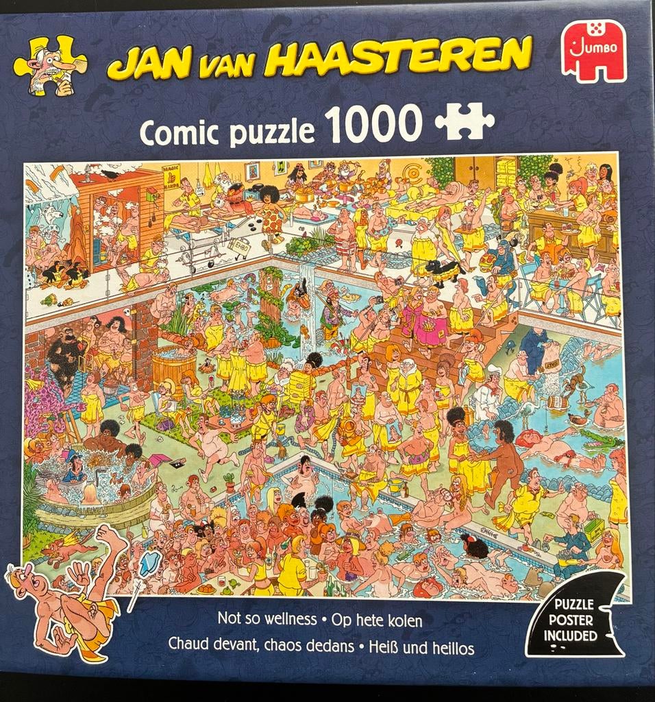 Jan van Haasteren Comic puzzle 1000 stukjes, Hobby en Vrije tijd, Ophalen, Zo goed als nieuw