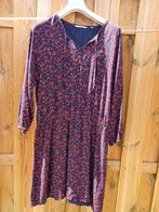 MOSCOW jurk – donkerblauw/rood print (maat XL/42), Kleding | Dames, Jurken, Maat 42/44 (L), Ophalen of Verzenden, Zo goed als nieuw