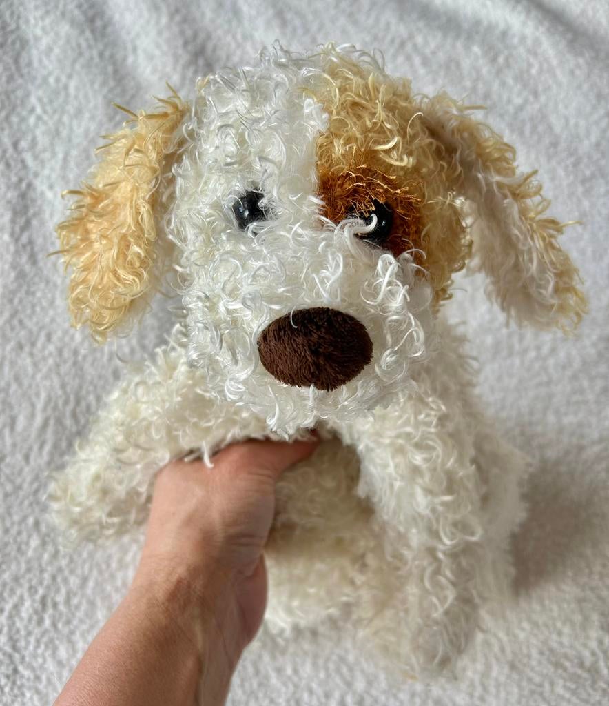 Ty Beanie Buddies, Diggs the dog, slik hond labradoodle, Ophalen of Verzenden, Zo goed als nieuw, Hond