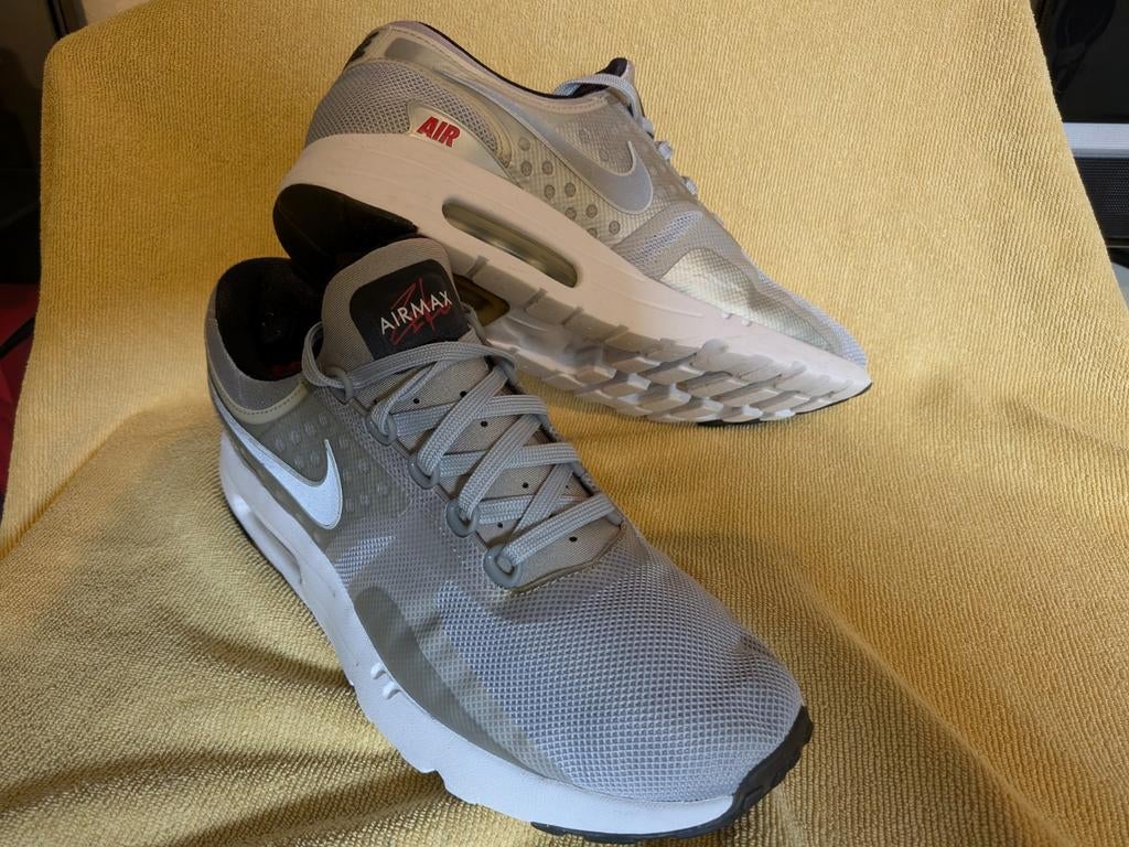 Nike Air Max Zero - Grijs/Wit - Maat 42.5, Overige kleuren, Nike, Ophalen of Verzenden, Sneakers of Gympen
