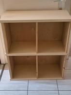 Houten vakkenkast met 4 vakken 76.5x31xh90, Ophalen, Gebruikt