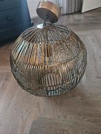 Bronzen hanglamp, Huis en Inrichting, Lampen | Hanglampen, Ophalen, Zo goed als nieuw, Metaal, Minder dan 50 cm
