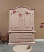 Vintage babykamerwinkel commode kasten set wit showroom, 50 tot 70 cm, 105 cm of meer, Ophalen of Verzenden, 100 cm of meer