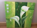 Te koop 2 stuks schilderijen. Bloemen., Antiek en Kunst, Kunst | Schilderijen | Klassiek, Ophalen