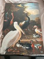 Schilderij vogels, Antiek en Kunst, Kunst | Schilderijen | Klassiek, Ophalen